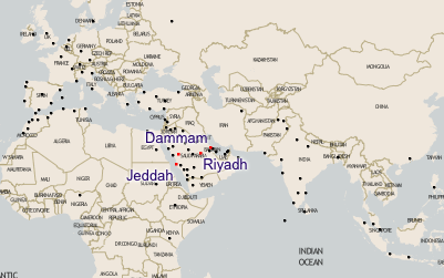 saudia airline route map